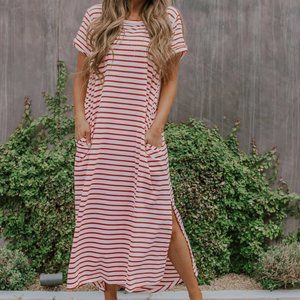 Comfy and Cute Midi Tee Dress!